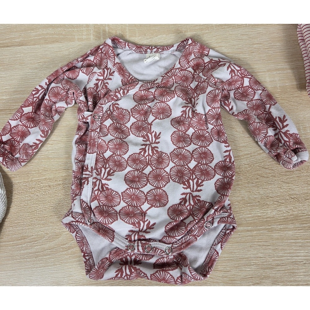 Baby Bodysuit Bundle 4 Pc Kate Quinn Boden Zara Me & Henry Organic Cotton 6-12M - Picture 7 of 11